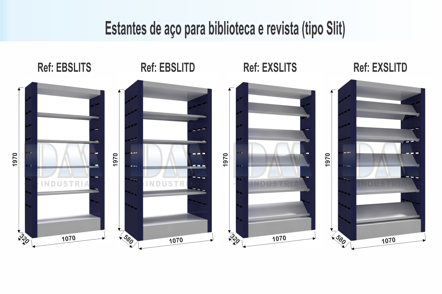 Estante biblioteca e revista SLIT1